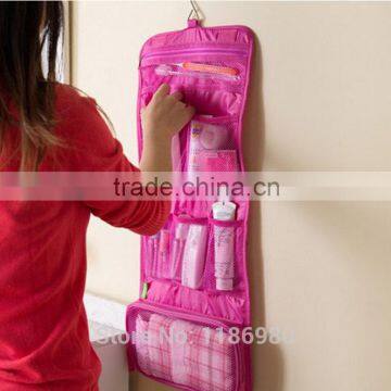 Hot Sale Portable Folding Cosmetic Storage Case Makeup Women Travel Bags photo-3