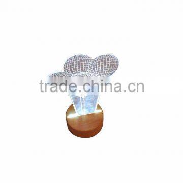 Wholesale Acrylic Products3 D Led Night Light Table Light photo-2