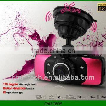 Hot GS9000 Ambarella Car dvr 2.7" LCD 178 Degree Wide Angle Full HD1920X1080P with GPS G-Sensor