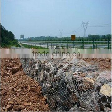 PVC Coated Galvanized Wire Stone Cage Gabion for Sale