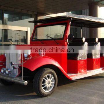 Green power oem electric sightseeing car 3kw with 8 seats