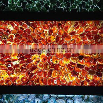 Wholesale in China natural gemstone stone slab semiprecious stone slabs