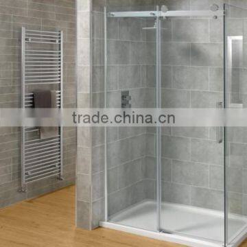 frameless sliding bathroom glass shower door