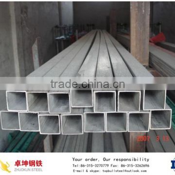 galvanized square steel pipe with price list for agriculture farming