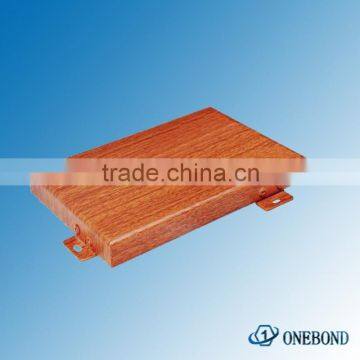 Curtain Wall Cladding Wooden Aluminum Panels