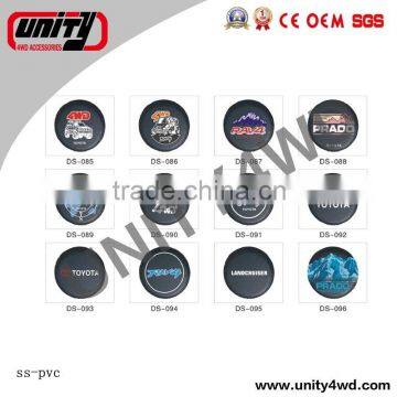 Unity Hot Customization Size new China 4x4 car accessories tire cover /spare tire cover 4x4/steel spare tire cover