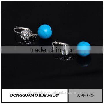 Fashion Seed Bead Earrings for Lady 925 Silver Earrings photo-3