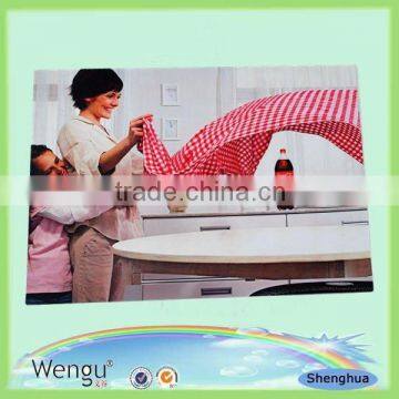 Printed unique design kitchen pp material cheap polypropylene placemat, place mat supplier and manufacture