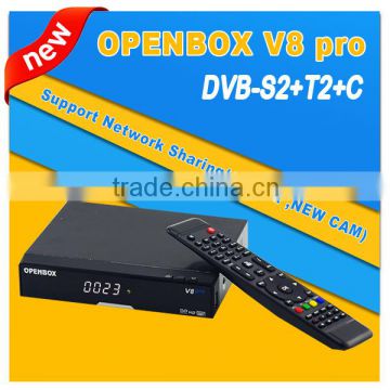 new coming ! V8 pro international satellite tv receiver Full HD 1080P ,dvb-s,DVB-T,DVB-C