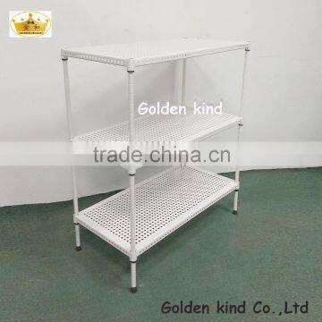 New Design Bathroom Accessories Metal Material Triple Tiers Durable Corner Shelf photo-6