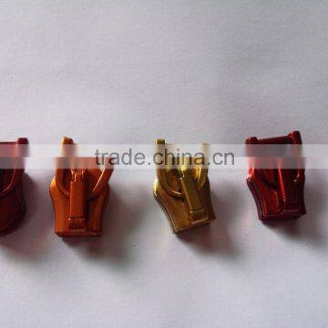 Wholesale Factory Direct painted plating metal zipper sliders hardware part