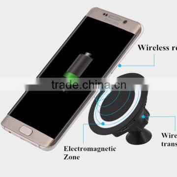 QI Car Holder Wireless Charger Charing Pad for IPhone6 6s Plus Samsung s5 s6 Nokia Lumia LG Nexus Univesal Wireless Charger