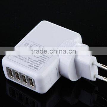 4 Port USB EU/AU/US/UK AC Adapter Plug Travel Charger / Convertible Plug Charger / USB Adapter photo-3