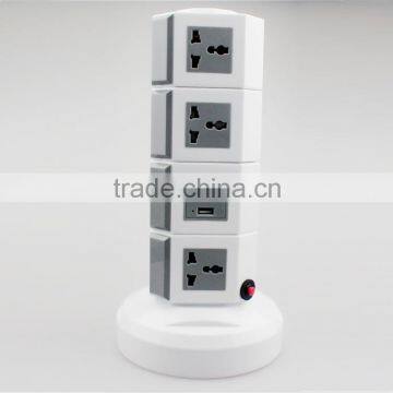 ME-S4 Four Layers Electrical Multi Outlet of With Five Meters Power Line for Industrial and Household Usage photo-3