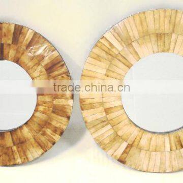 Iron round bone mirror M9