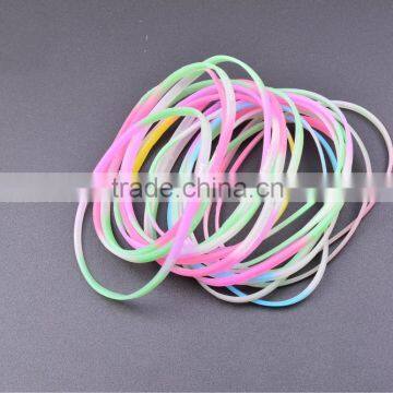 Wholesale Colorful Kids Wristband, Custom Elastic Silicone Bracelet Cheap photo-4