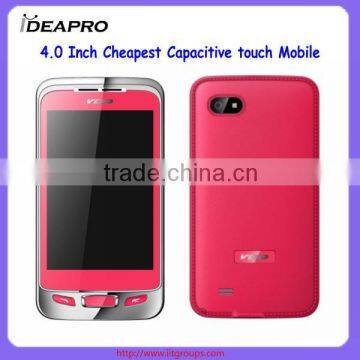 V2 Capacitive Touch Screen Mobile with Bluetooth,FM,MP3/MP4,GPRS,WAP Touch Screen Mobile