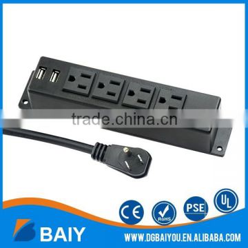 Best selling best price Custom cord length wall socket outlet USB