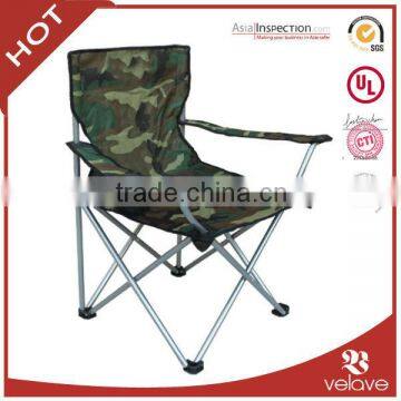 Camo color 600D polyester hunting beach chair