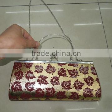 clear acrylic clutch bag, metal clutch bag