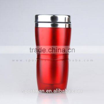 Promotional travel mug with custom printing in China drinkware coffee tumbler cup insulated vacuum flask