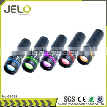 Ningbo JELO Powerful Focus Pocket Torch Mini Zoom Flashlight