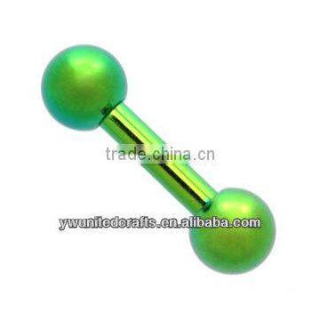 316L Stainless Steel Titanium Barbell Body Piercing Jewelry