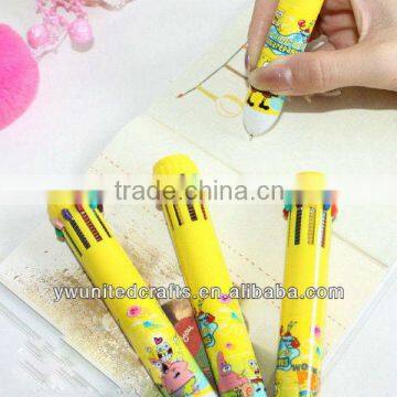 Novelty multicolor pen for promotion