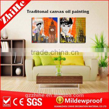 Wholesale Dropshipping Nude Sexy Paintings Glass Painting Pictures Artwork Painting on Canvas Classic for Modern Home Decoration photo-2