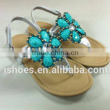 New design rhinestone sandals wholesale