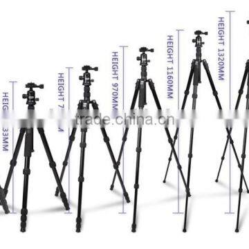 Hpusn 035lpro Professional Ball Head Aluminum Tripod Portable Travel Dslr Camera Tripods photo-2