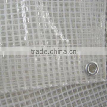 150 Gram Grid Type Transparent and White Color Plastic Tarpaulin photo-2