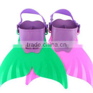 Cute Swimming Fins for Kid Children Mermaid Swim Fin Swimming Foot Flipper Training Shoes Tail Diving Feet Tail Monofin