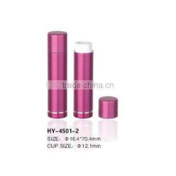 Empty aluminium and plastic cosmetic Lipbalm Container and Lipstick Tube 3.8ml/4.5ml/5.0ml mannfacturers