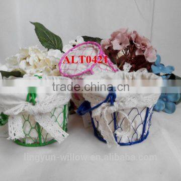 Home Decoration Wholesale China Style Wire Basket