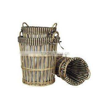 Willow Storage Basket,Set Of 3