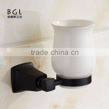 12138 modern pure black bathroom designs tumbler holder