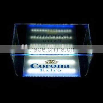 NEW Fashion Large Acrylic Led Ice Bucket, Square Led Beer Bucket for Party photo-3