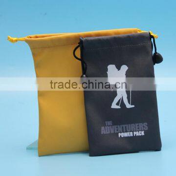 Good Price Handmade Drawstring Leather Jewelry Pouch With Logo Printing photo-2