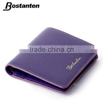 Cowhide Leather Famous Brand Women Wallet and Hand Purse Good Quality photo-2