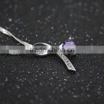 Scarf Pendant Jewelry!!! Wholesale Fashion Silver Zirconia Pendant