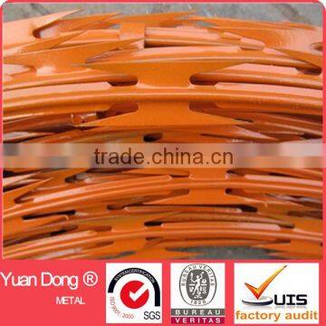 hot dipped galvanized razor barbed wire/concertina razor wire