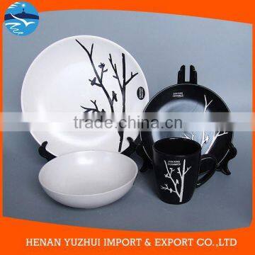 China wholesale silk screen printing daily use dinner set