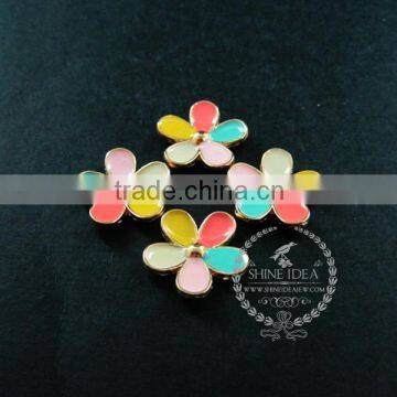 18mm Mix Color Flower Cabochon Setting Pendant Charm DIY Supplies Findings 1800147 photo-3
