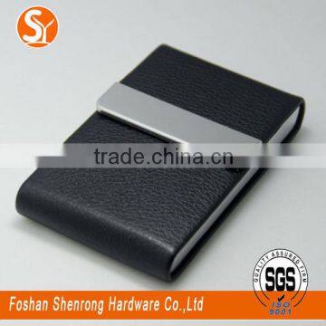 Vertical Leather Credit Card Case for Business Cards photo-2