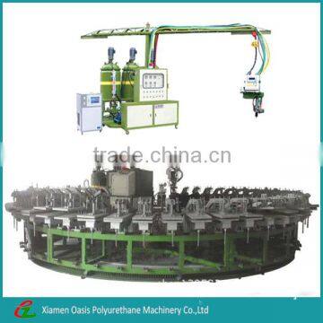 Rotary Molding PU Shoe Sole Injection Machine