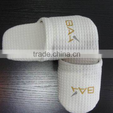 2014 Deluxe Anti Slip Sole Cotton Waffle Slippers for Hotel/Spa