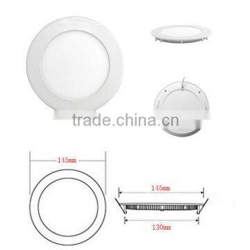 round 9W ultra thin led panel light