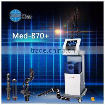 Medical Beauty Equipment Stand Fractional Co2 Salon Laser For Vaginal Tightening 100um-2000um Painless