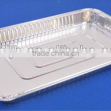 Silver Rectangular Aluminium Foil Trays RE6480R